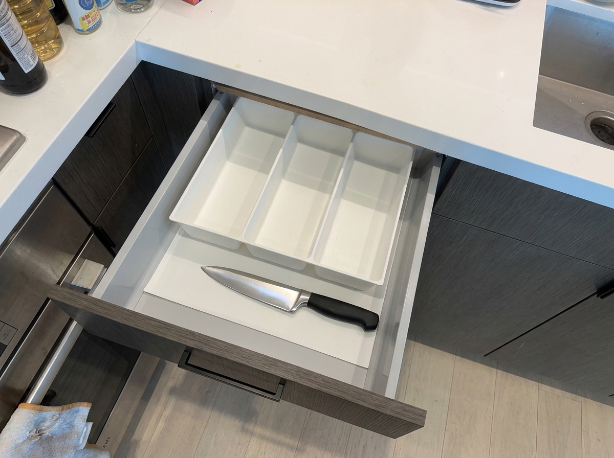 Recorded generated observation looking inside the opened preparation drawer at historical turn 38