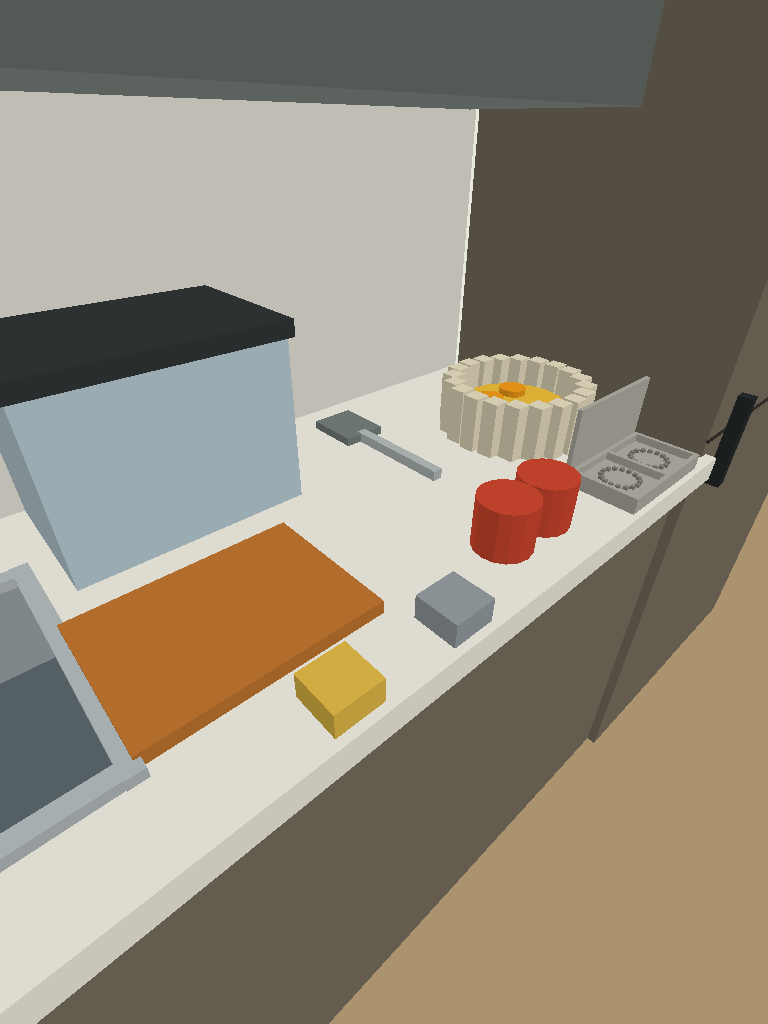 Deterministic spatial guide of the captured cooking environment
